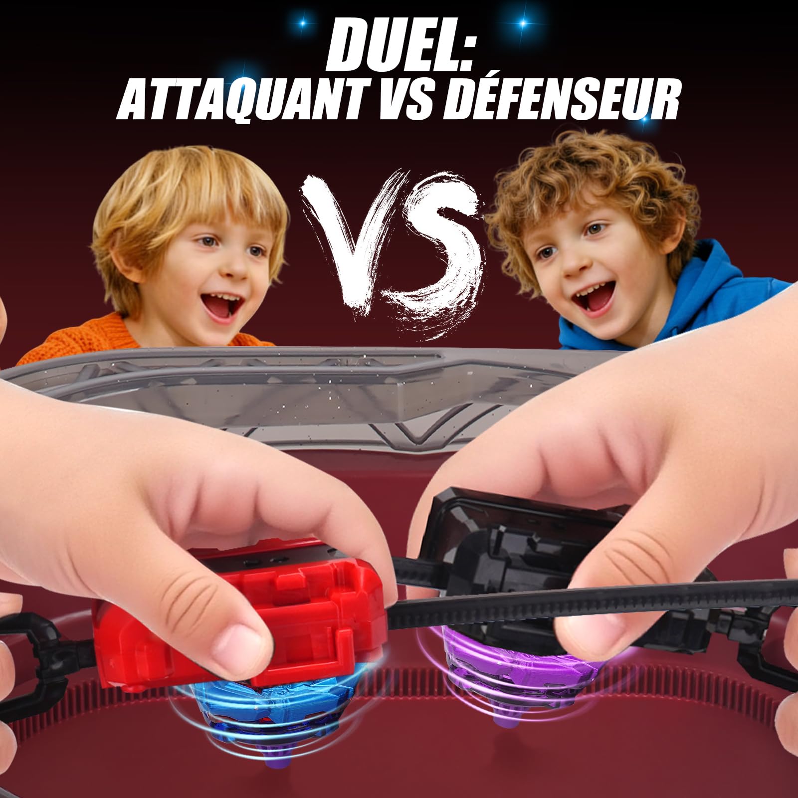 X Battling Stadium Only – Arène de Combat pour toupies avec Piste d'accélération et Toit Anti-Fuite, Compatible avec Les toupies X, Cadeau pour garçons et Filles dès 6 Ans