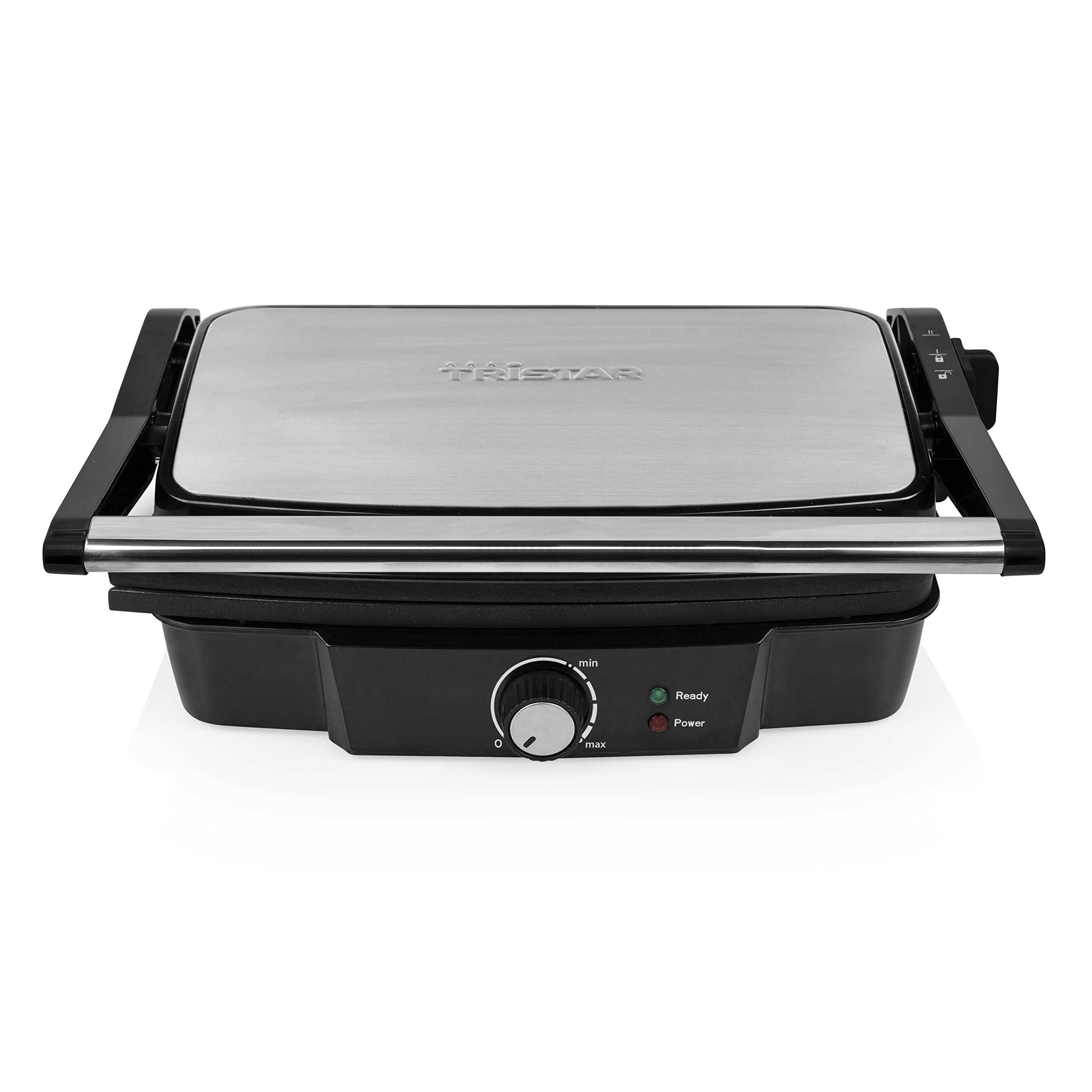 Tristar GR-2852 Grill a Contatto Griglia elettrica, 1500 W, Acciaio Inossidabile, Nero