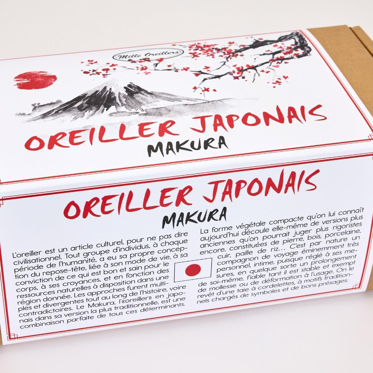 Mille Oreillers Cuscino giapponese Makura - Meditazione, Yoga, Cervicales