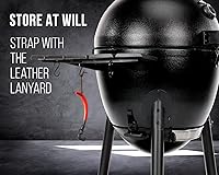 Vista 5 de Herramienta elevadora universal para parrilla, manejo de superficies calientes, agarre elevador de rejilla de cocción con mango de revestimiento