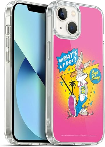 Miniatura 125 de Head Case Designs Funda de gel suave con licencia oficial de Looney Tunes Retro Bugs Bunny compatible con Apple iPhone 11 Pro Max Retro,Blanco y