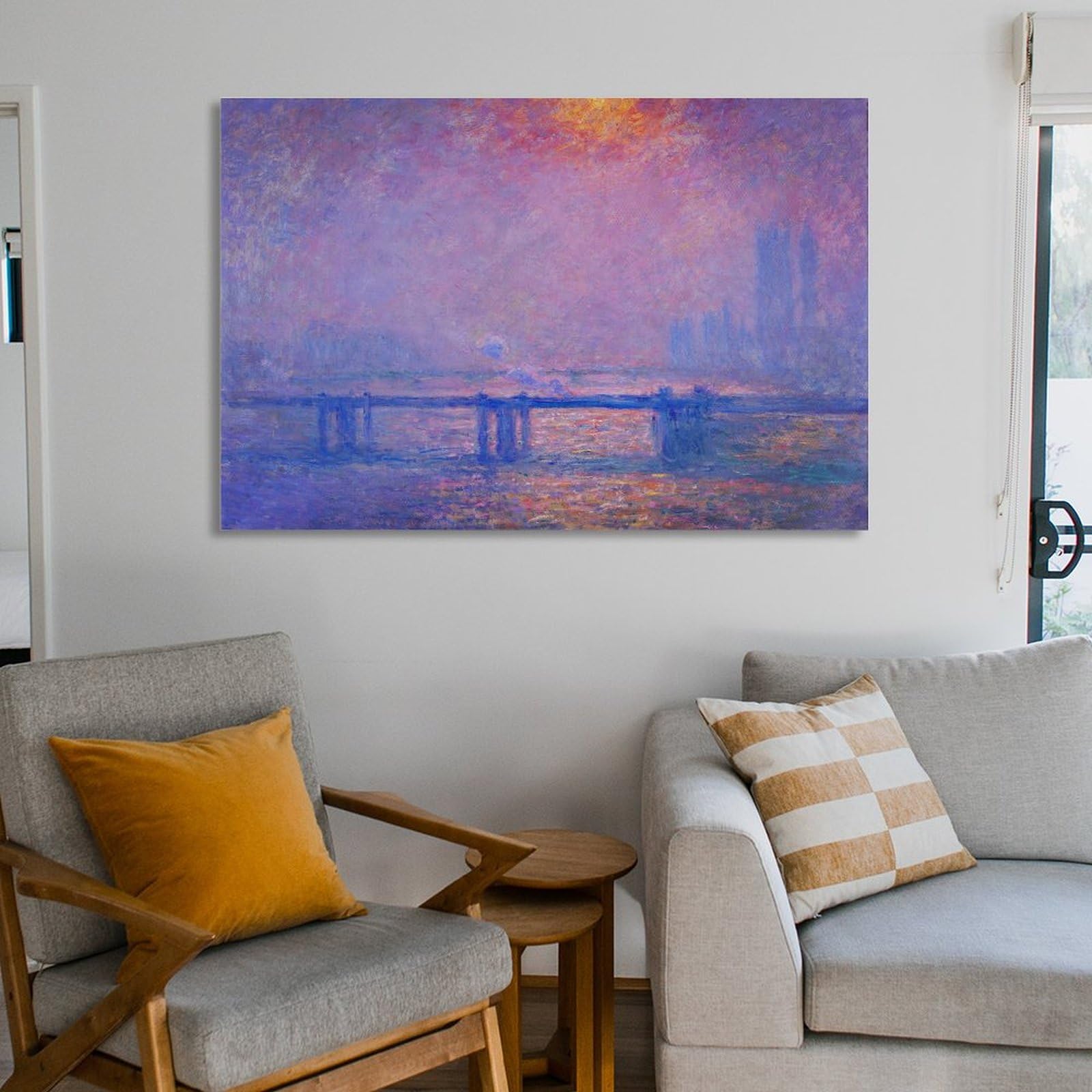 Amazon.co.jp: Claude Monet クロード・モネ 油絵 クールの印刷 複製画