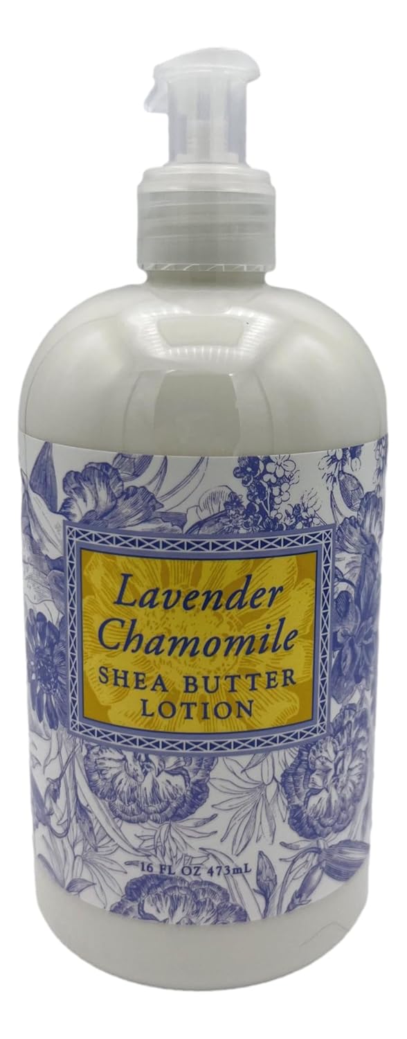Greenwich Bay Lavender Chamomile Liquid Hand Soap & Lotion Combo with Shea Butter - Botanical Collection - Beautiful Packaging - 16 Ounce Each Bottle (Lavender Chamomile)