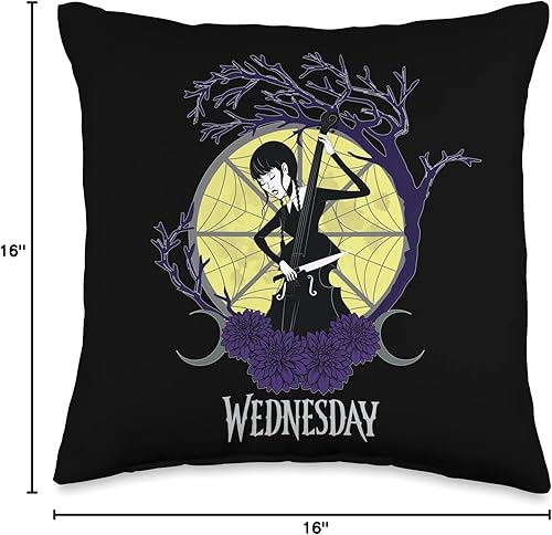 Miniatura 6 de Wednesday Playing Celo con almohada de ventana de cristal 18 x 18 pulgadas multicolor