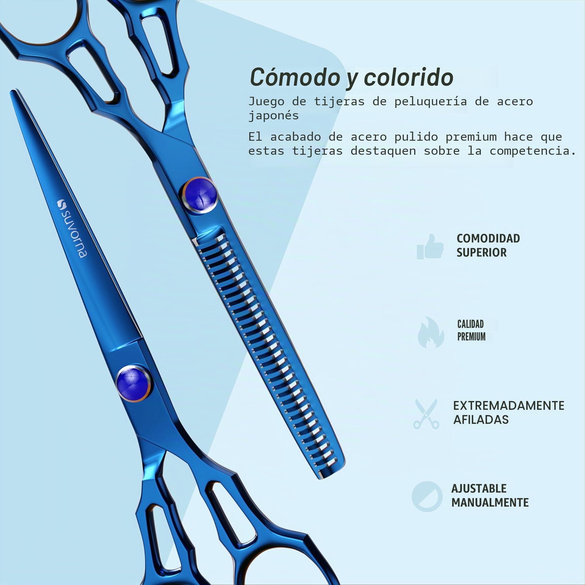 Kit de tijeras de peluquería profesional de 5,5 pulgadas, tijeras para cabello, corte de horquilla, tijeras de peluquería profesional, tijeras de barba para hombre, tijeras para cabello, tijera