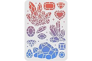 FINGERINSPIRE Diamond Stencils - Unleash Your Inner Artist With Shimmering Designs