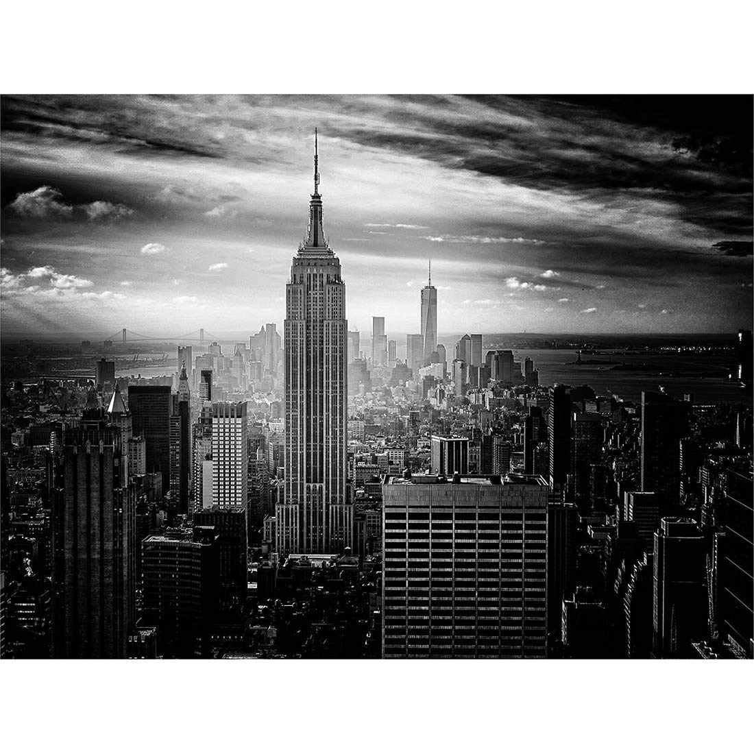 Wee Blue Coo Asthoff New York City Art Print Poster Wall Decor 12X16 Inch