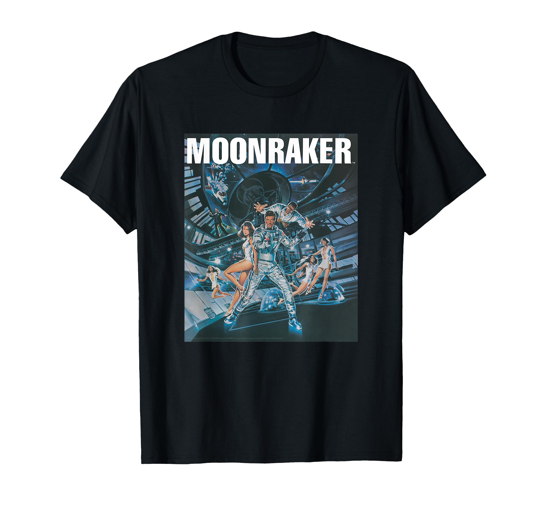 Amazon | 公式ジェームズ・ボンド 007 ムーンレイカー Tシャツ