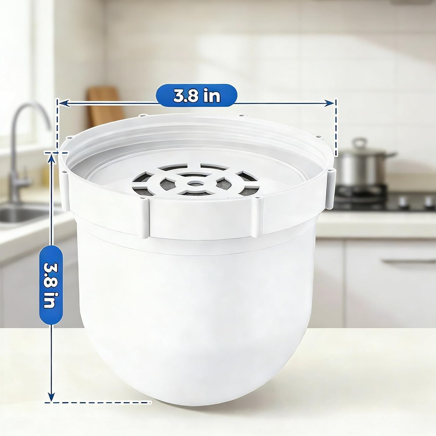 2026 Second Generation Water Pitcher Replacement Filter Compatible with Clearly Filtered Water Filter Pitcher, Delicate Texture 100-Gallon Long-Life Filter Removes Fluoride Chlorine Lead and Odors(2)