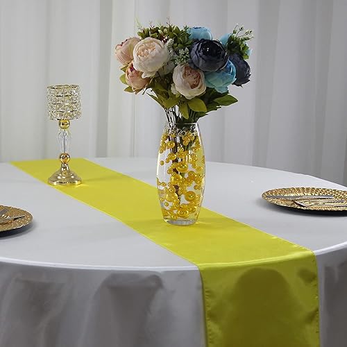 Miniatura 5 de WELMATCH Rellenos de jarrón de perlas amarillas  120 cuentas de perlas de imitación de 0.75 libras de 0.551 in, 0.787 in y 1.181 in, surtido con