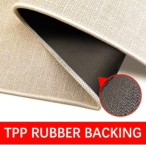 Miniatura 7 de Mloabuc Juego de 2 tapetes de cocina con texto en inglés "Merry Christmas", antifatiga, impermeables, resistentes a las manchas, color azul,