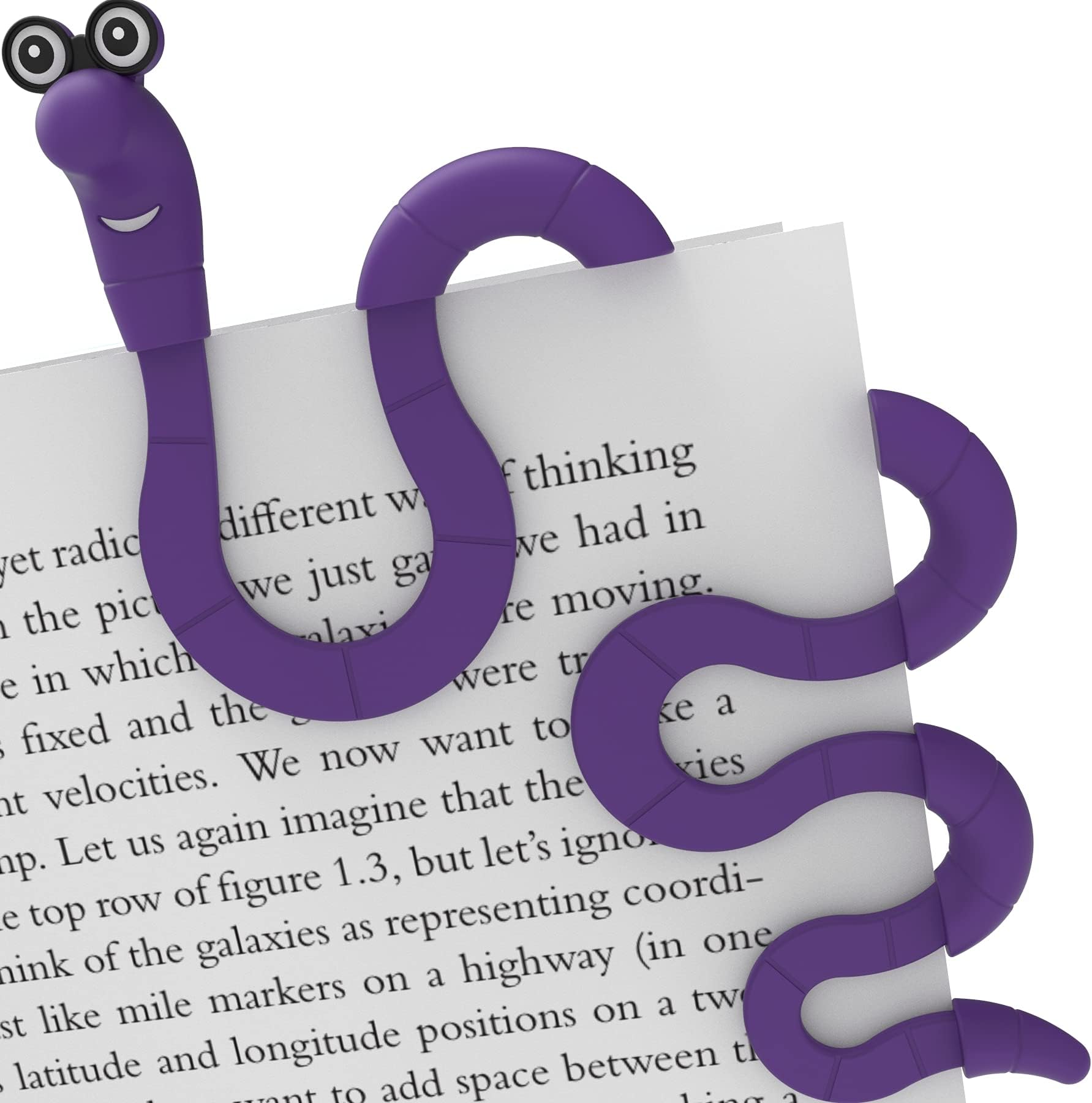 Artori Design Bookmark for Kids - Bookmarks for Women - Bookmarks for Men Wally Clip Bookmark Purple