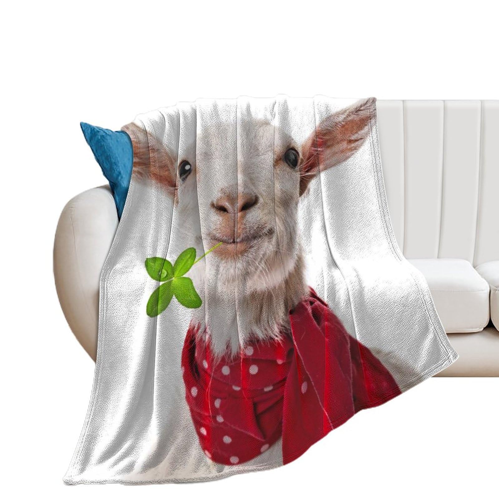 Couverture polaire mouton pour chambre d'enfant et canapé de salon