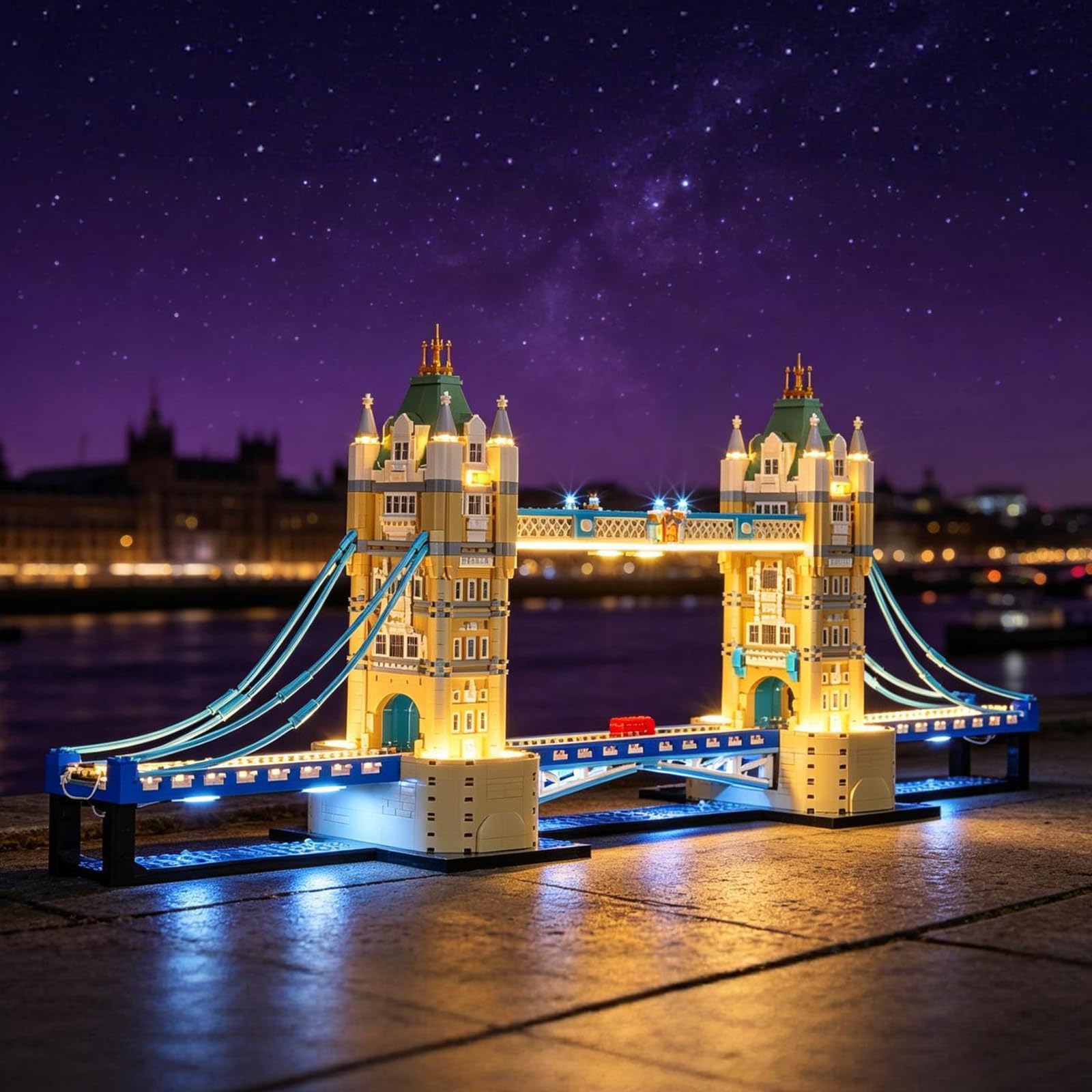 YEABRICKS Światło LED do Lego-21067 Architecture Tower Bridge Model klocków (zestaw LEGO nie jest dołączony)