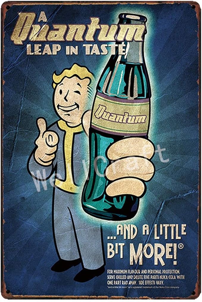 Fallout Saison 2: Neuer Trailer mit Macaulay Culkin und Elvis-Zombies 9 71pFBwK3EeL. AC SX679 Sign Plate, Metal Painting, Fallout 3 4 Game Nuke COLA Metal Signs Wall Poster Decor for Home Room School Iron Painting 8x12 inch