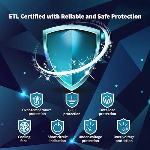 Miniatura 3 de Inversor de corriente de 3500 W4500 W5500 W7000 W8000 W10000 W, onda sinusoidal pura 12 V24 V48 V60 V72 V CC a 110 V220 V CA, inversor de automóvil