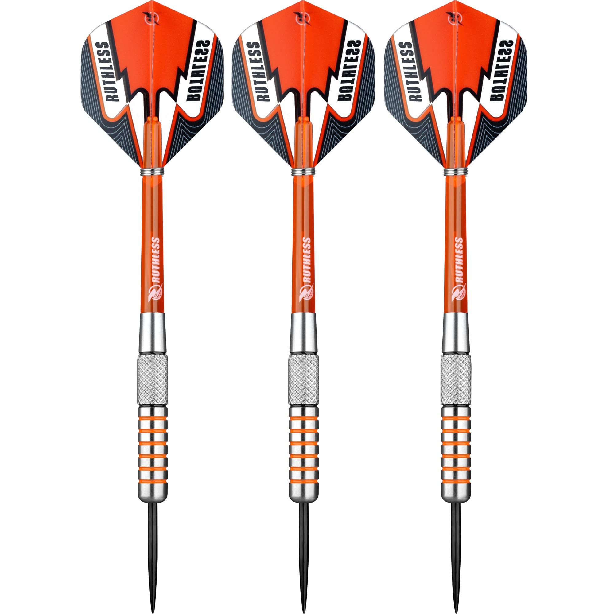 Ruthless Tigers Darts | 90% Tungsten Steel Tip Tungsten | Ring & Knurl 26g - Image 2