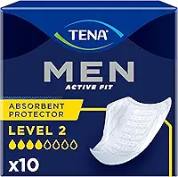 TENA Absorvente Protetor Masculino Tena Men Active Fit 10 Unidades
