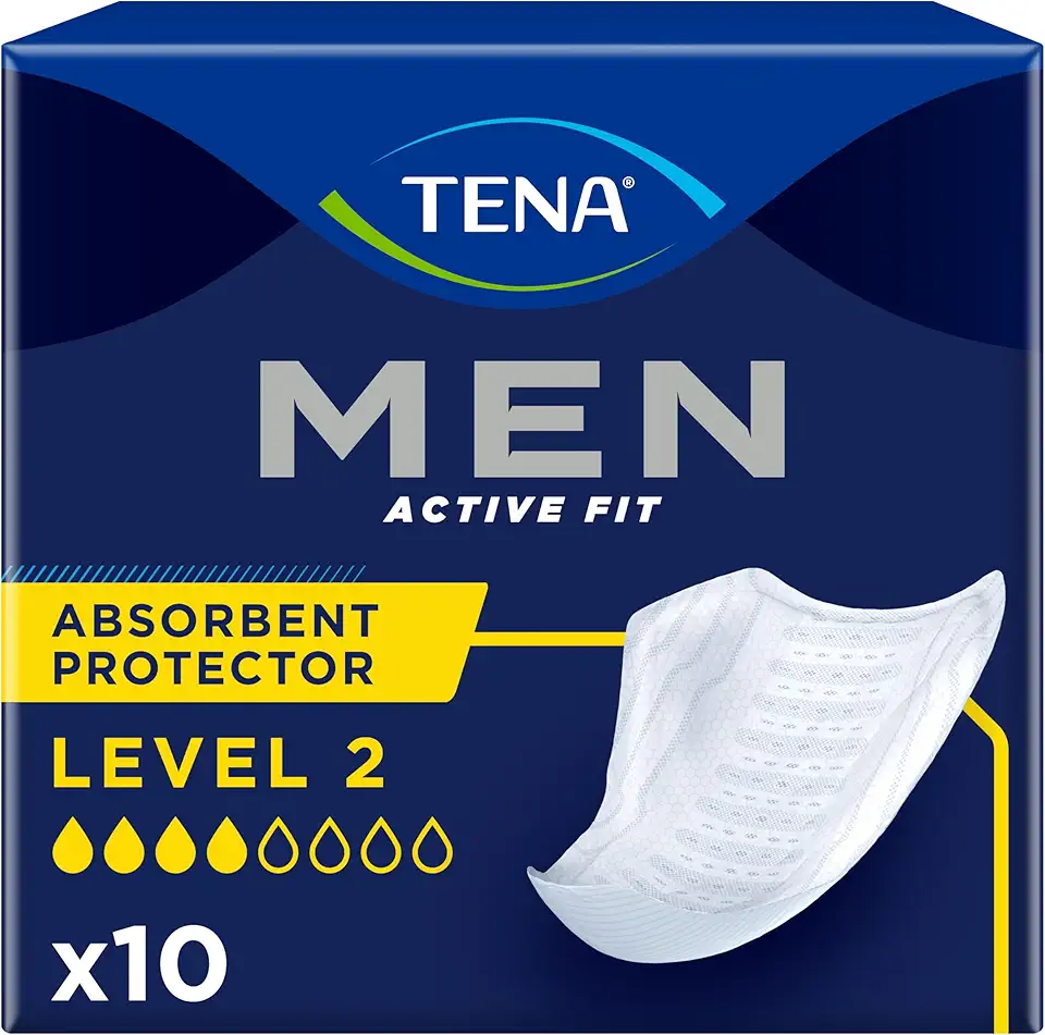 TENA Absorvente Protetor Masculino Tena Men Active Fit 10 Unidades