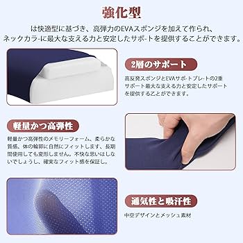 Amazon | VELPEAU 首 コルセット 頸椎 カラー 首 サポーター ソフトな