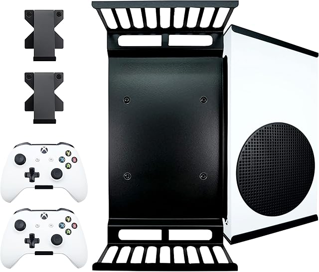 Q-View Xbox Series S Wall Mount Bracket & Controller Mounts by Q-View - Signature X Design