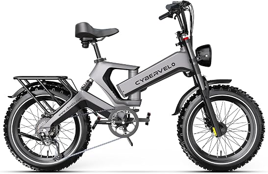 CBVELO 2000W Electric Bike for Adults 4.0 x 20 inch Fat Tire, 35MPH Speed, 100Mile Range, 48V 25Ah,Folding Ebike for All-Terrain Performance