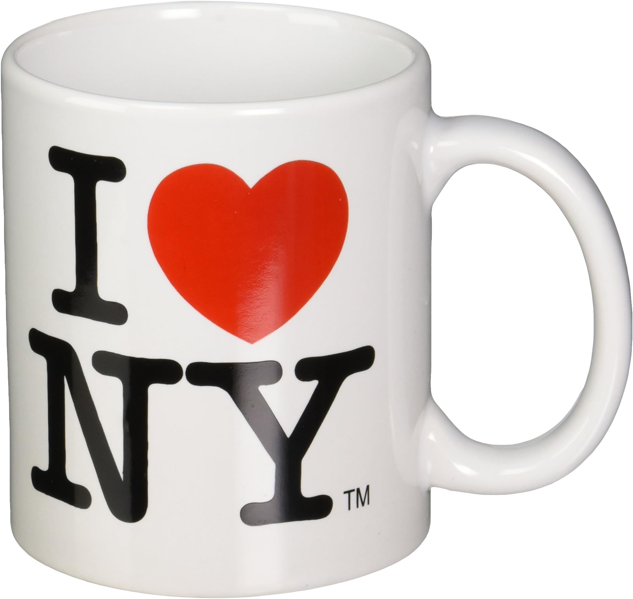 I Love NY Mug - White Ceramic 11 ounce I Love NY Mugs from the New York City Souvenir Store