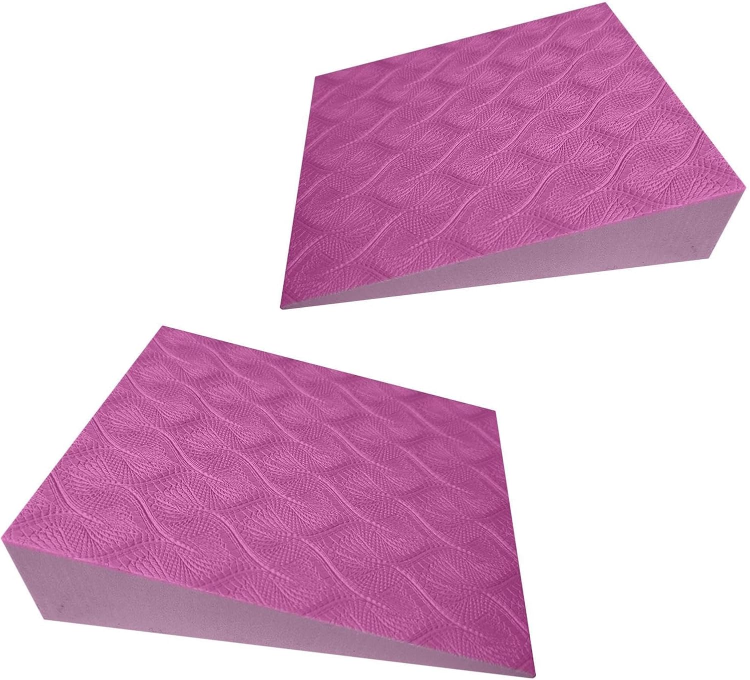 Yoga Foam Wedges Non-slip Lightweight EVA Foam Supportive 2 Pieces
