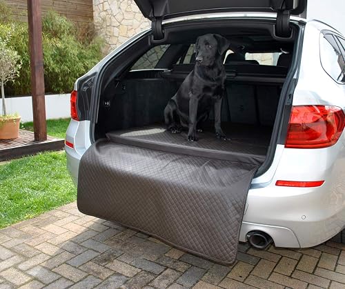 Mayaadi Home Cama para Perros, Maletero, colchoneta Luca, Manta para Coche, Piel sintética, Asiento de Coche