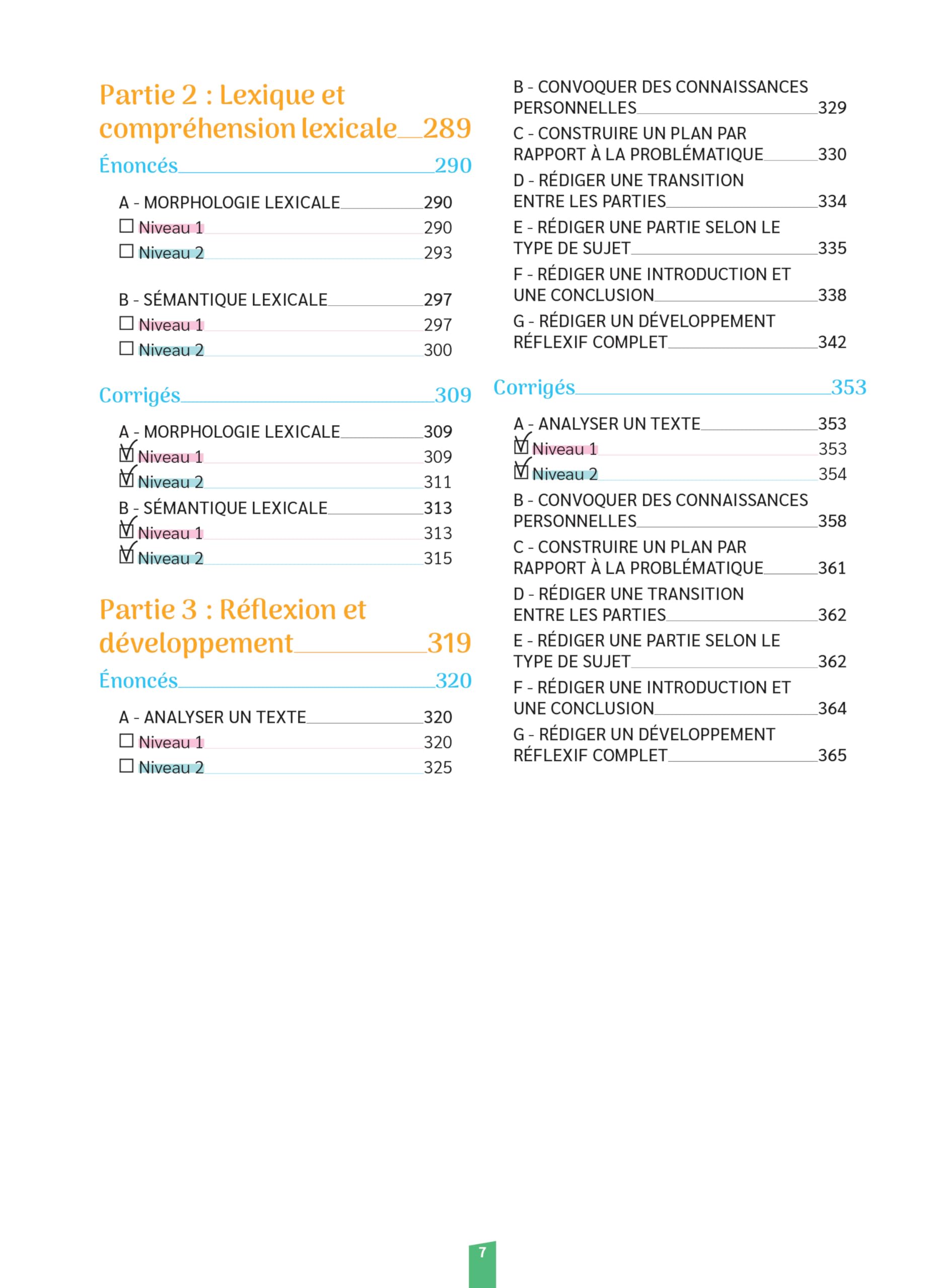 Mon cahier d'entrainement Mathématiques Français - Concours CRPE 2026-2027 - L3/M2