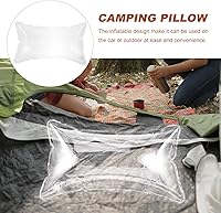 Vista 4 de Yardwe Almohada inflable para acampar de 19.7 pulgadas, portátil, ligera, ajustable, para senderismo, viajes y comodidad para dormir