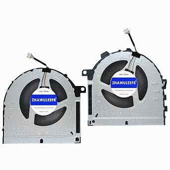 Replacement New CPU+GPU Cooling Fan for Lenovo IdeaPad Gaming 3-15ACH6 3-15IHU6 82K2 BAPB0809R5HHY002 BAPB0809R5HY001 FNLY DFS5K12B159A1H FNLX DFS5M325063B1H DV5V 0.50A