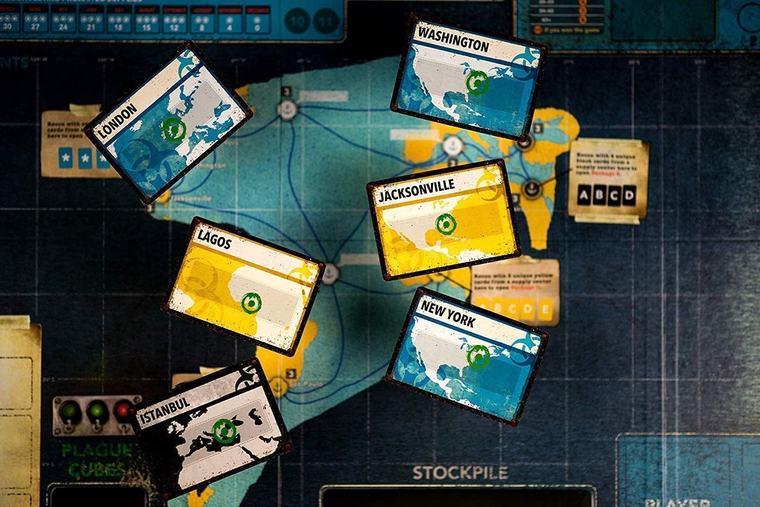 Asmodee - Pandemic Legacy Season 2: Giallo - Gioco da Tavolo, 2-4 Giocatori, 13+ Anni, Edizione in Italiano