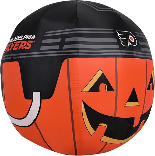 Sporticulture NHL Philadelphia Flyers 4ft Inflatable Jack-O’-Helmet with LED Lig