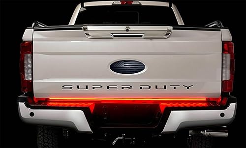 Miniatura 5 de ZSJO Compatible con emblema Ford F150, rejilla frontal superpuesta de 9.5 pulgadas, para portón trasero, de aluminio, ovalada, bandera negra