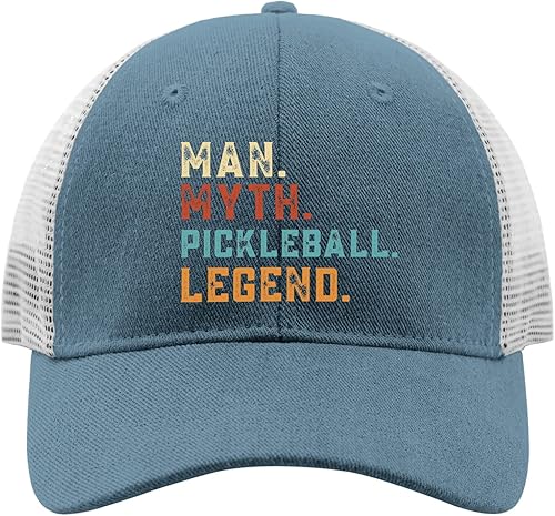 Dad Hats Man Myth Pickleball Legend Dad Hat for Women Vintage Baseball Caps Adjustable