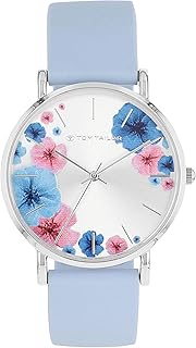 Armbanduhr mit Silikonband für Damen, roségold, wasserdichte 3 bar, Blume, Geschenkidee, kommt in Uhren Geschenkbox, 2100507