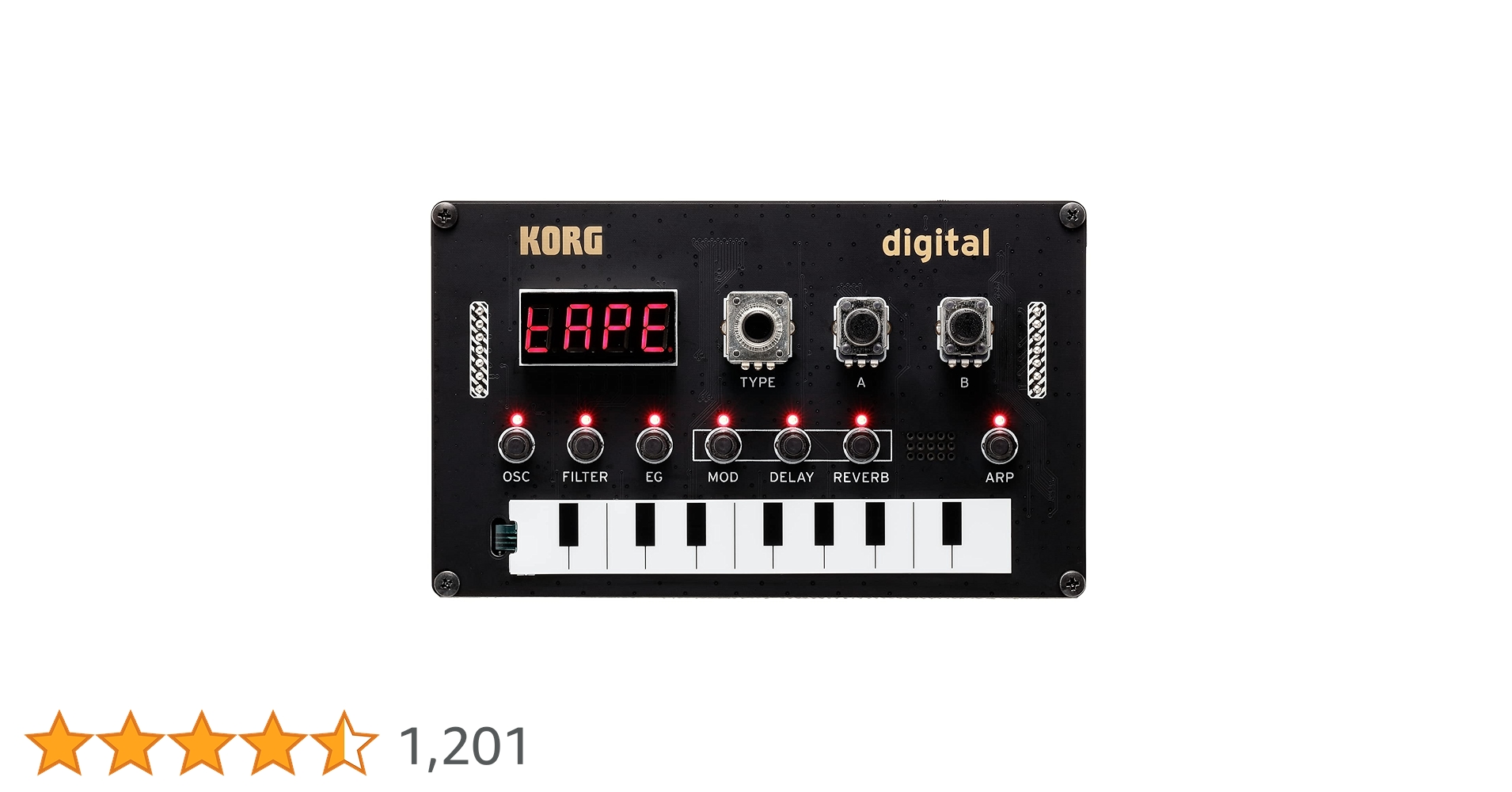 鍵盤楽器 Nu:Tekt NTS-1 digital KIT NTS-1 digital kit - PROGRAMMABLE SYNTHESIZER KIT | KORG (Japan)