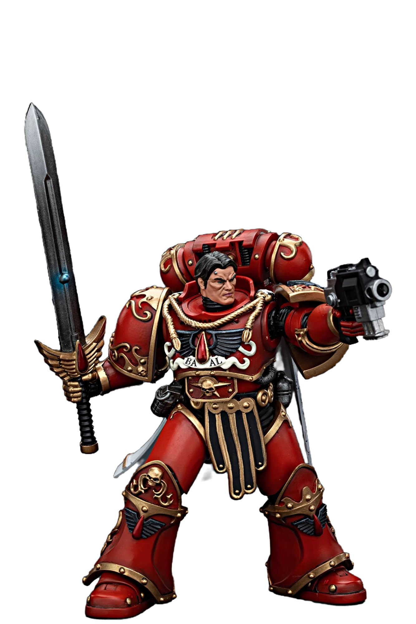 HiPlay JOYTOY Warhammer 1/18 Blood Angels Legion Praetor Con Paragon Blade – Action Figure - 3