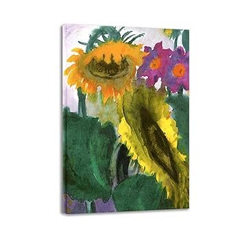 Amazon.co.jp: エミール・ノルデの有名な絵画がキャンバスに印刷