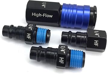 DP Dynamic Power 4 Piece High Flow Aluminum Female coupling Connector Kit D-63546