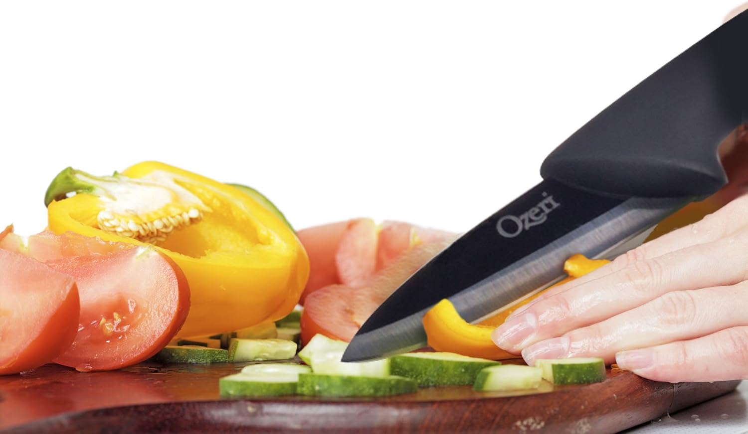 Ozeri Elite Chef Black 3-Piece Ceramic Knife Set