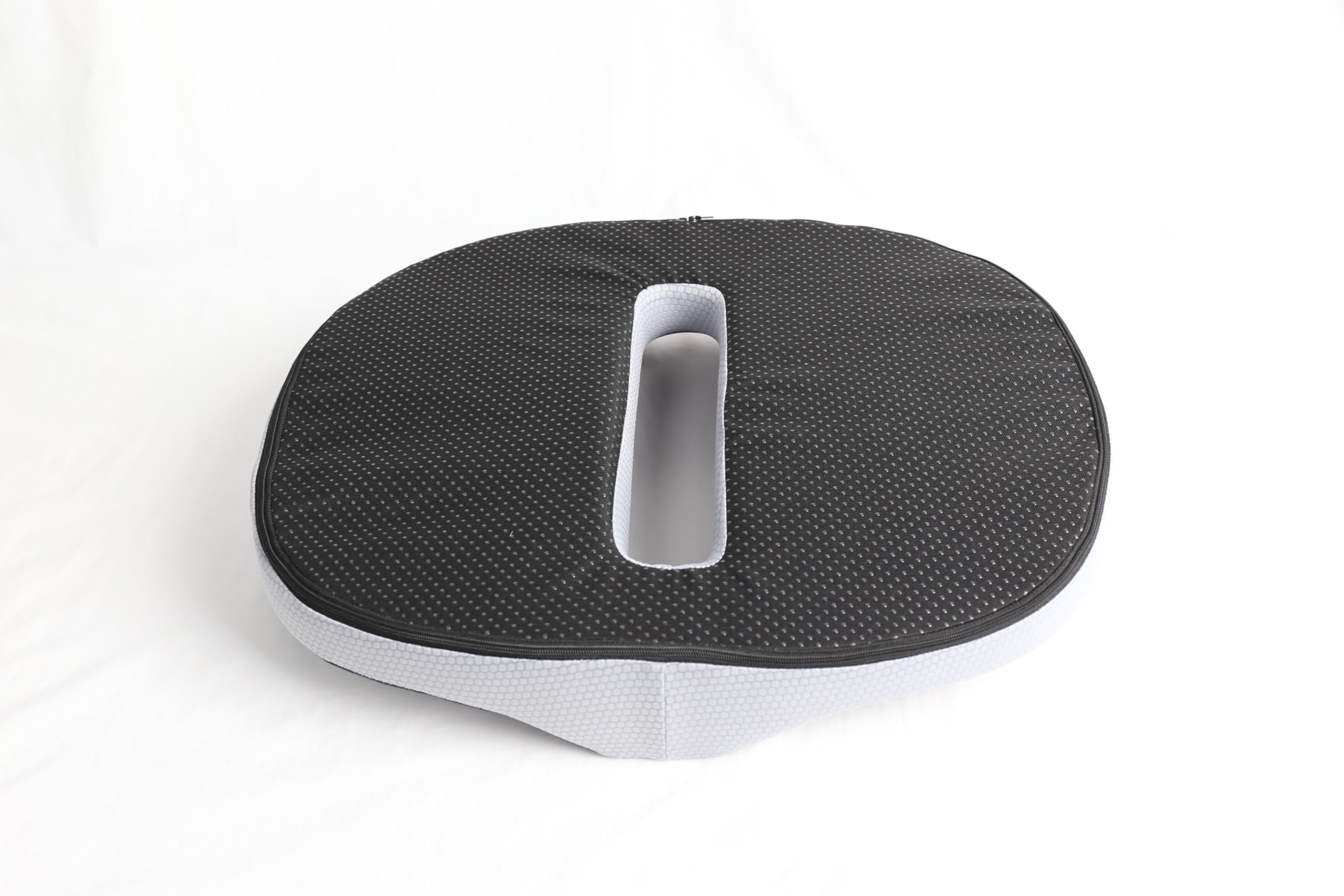 Cojín grande de espuma viscoelástica con forma de dona de coxis para silla de oficina, 51 x 41 cm, cojines ortopédicos para dolor de espalda, hemorroides ciáticas, almohadilla ergonómica para silla de
