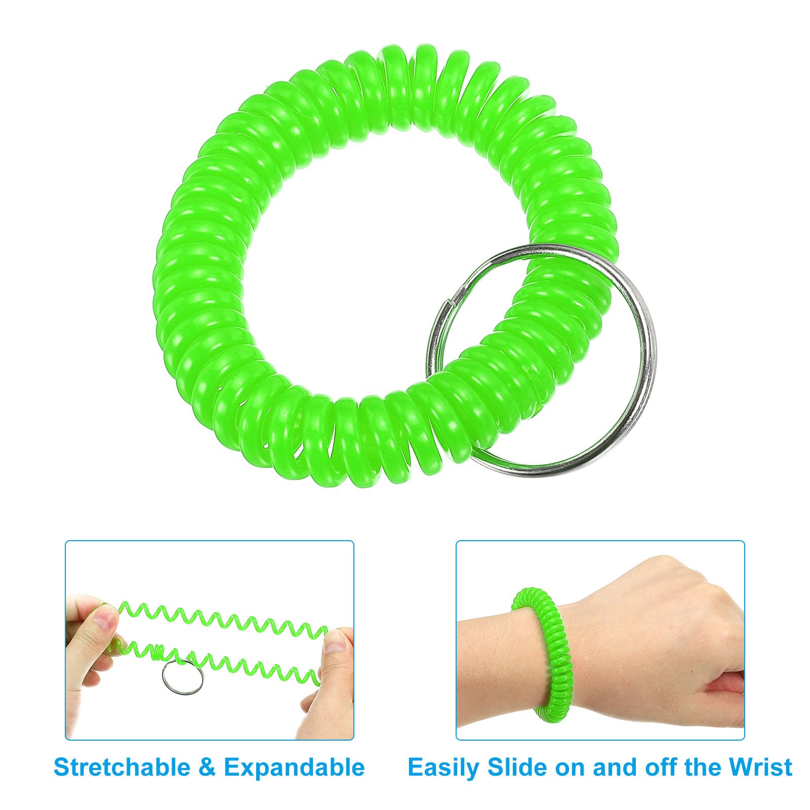 PATIKIL Spiral Wrist Coil Keychain - Image 3