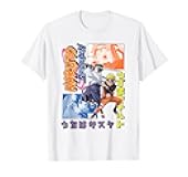 Shippuden Naruto Sasuke Kanji Collage Anime T-Shirt