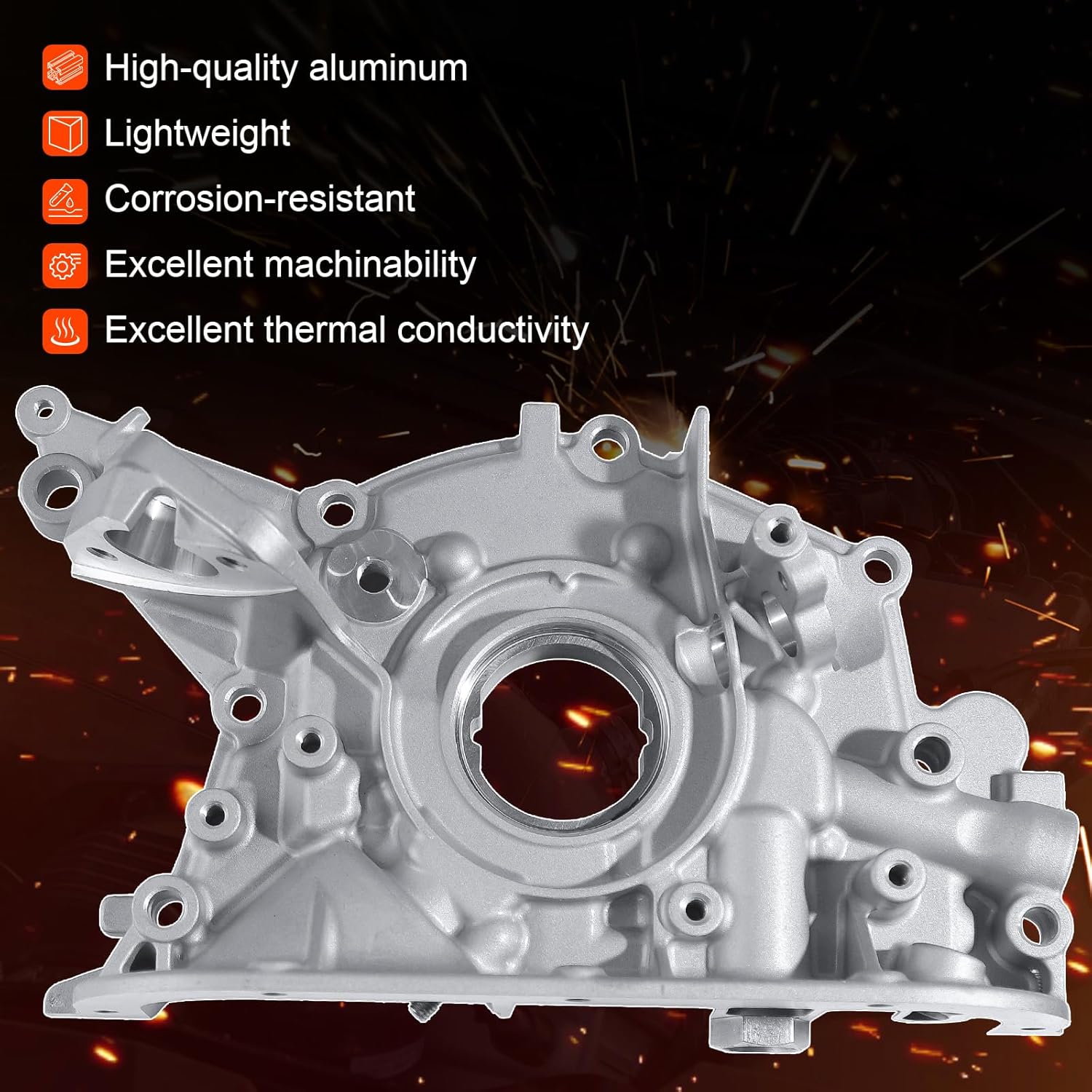 Engine Oil Pump for Toyota 4Runner 1996-2002, for Toyota Tacoma 1995-2004, for Toyota Tundra 2000-2004 V6 3.4L Replaces# 15100-62050, M242