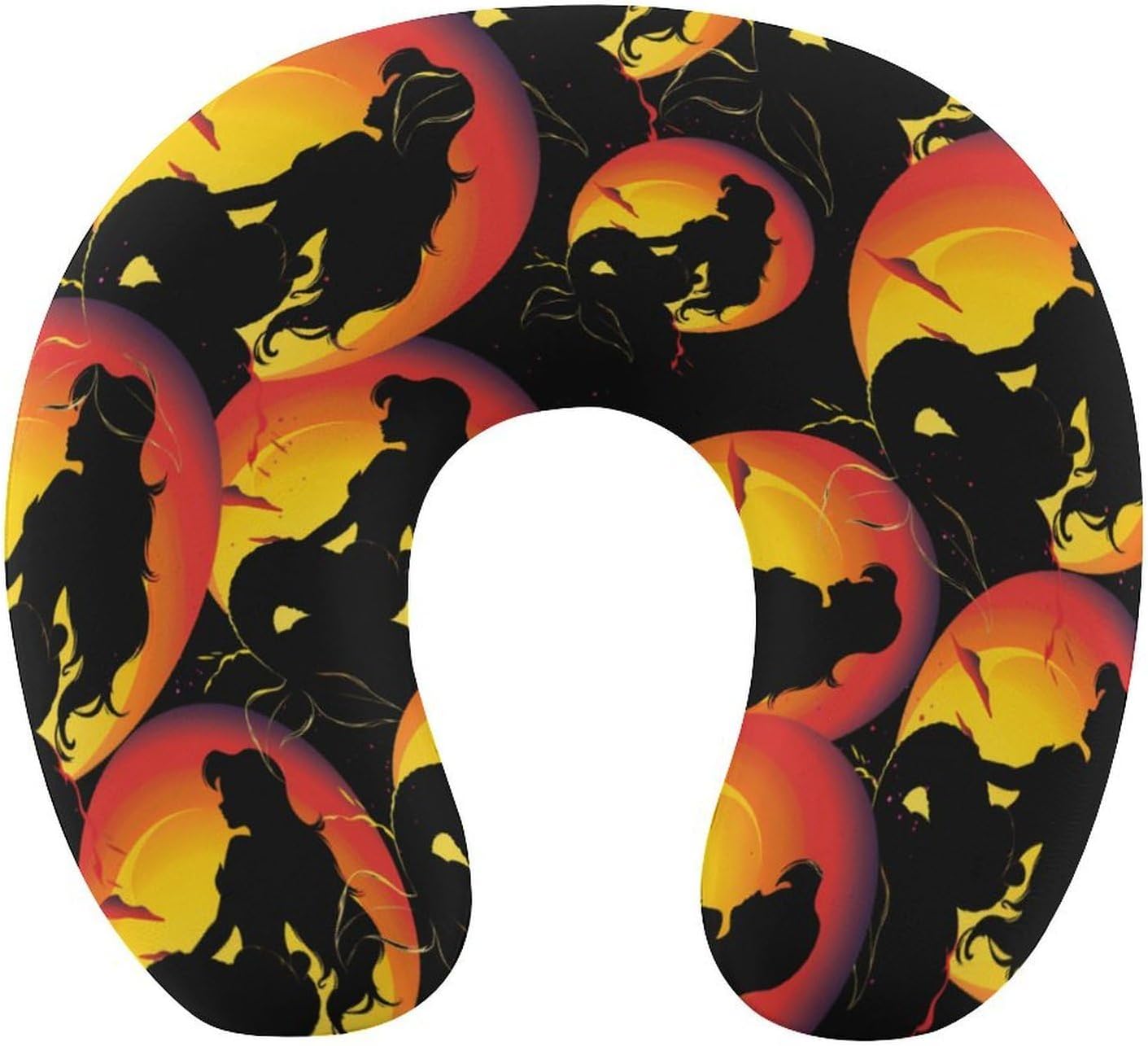 Mermaidess Travel Pillow U Shape Neck Pillow Washable Pillowcase for Sleeping Chair