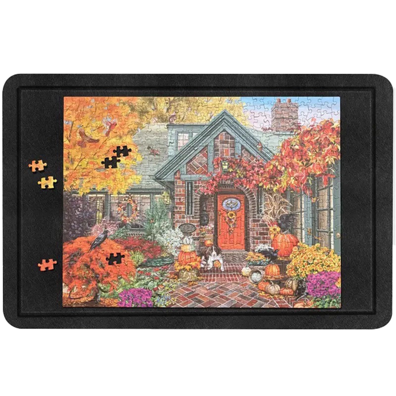 Vllentin Folding Tilting Puzzle Table,Lightweight Portable Felt Puzzle Board,Foldaway Puzzles Board Felt Mat,Non-Slip,Foldable,Easy Storage,for Organizing And Storing Puzzles Pieces