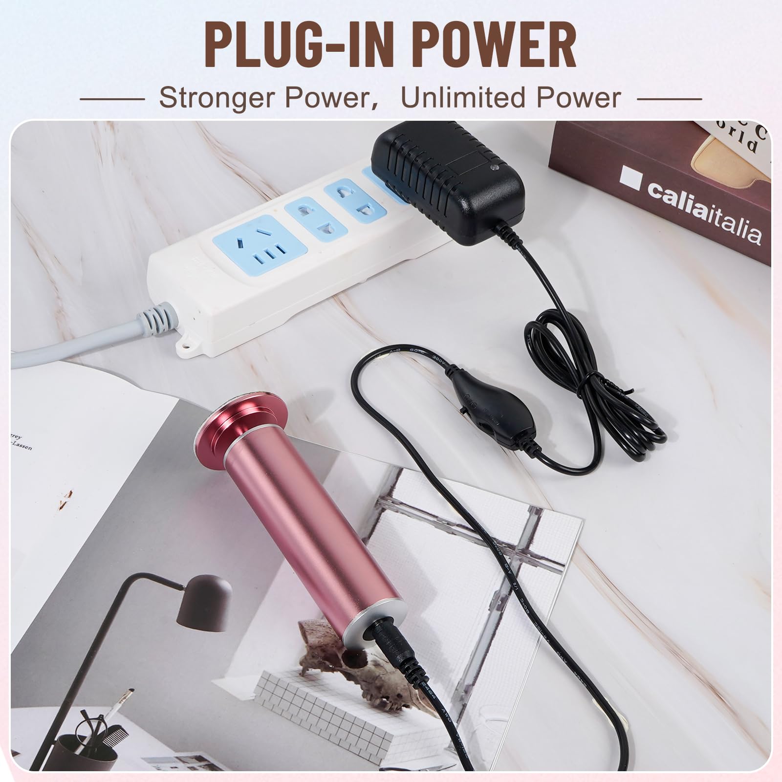 Lima eléctrica para eliminar callos de pies para mujeres, con controlador de velocidad y 60 discos de papel de lija – Herramienta de pedicura eléctrica para eliminar callos