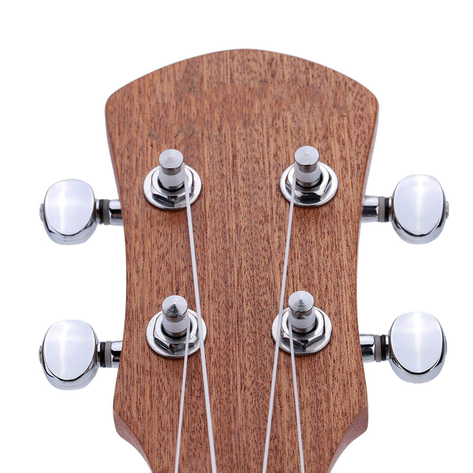 Ukulele soprano da 21 pollici, sapele, palissandro opaco, tastiera e ponte, 4 corde in nylon, per bambini principianti, 21 pollici.
